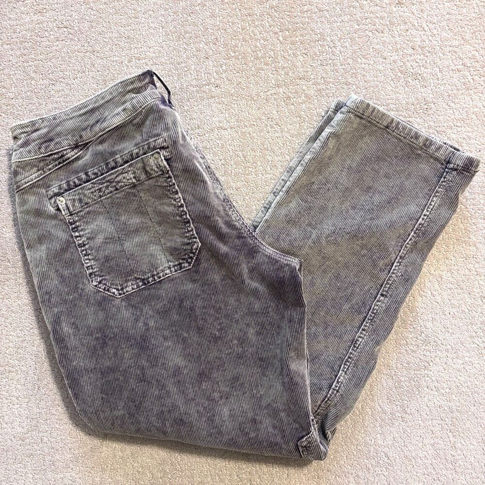 Pilcro Anthropologie Women Size 32 Pant Green The Wanderer Corduroy Boho Nomadic